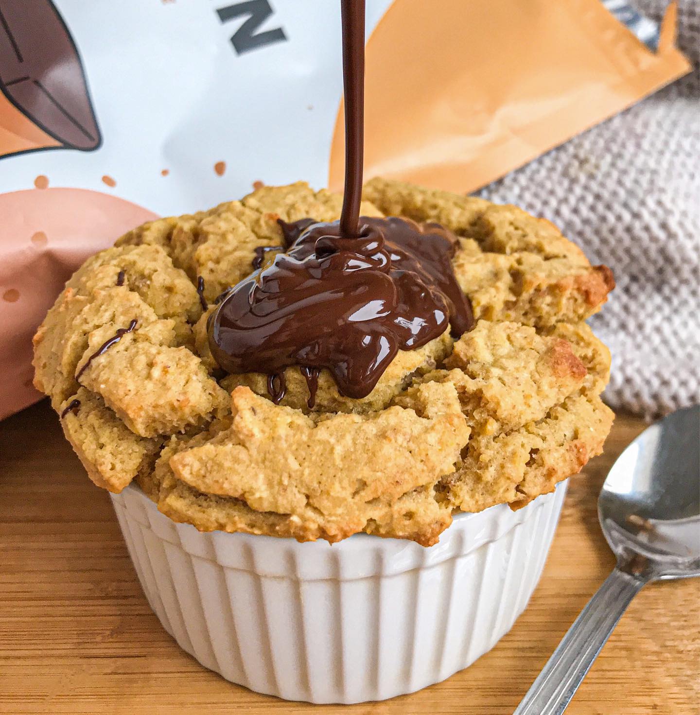 Single Serve Chickpea Cake