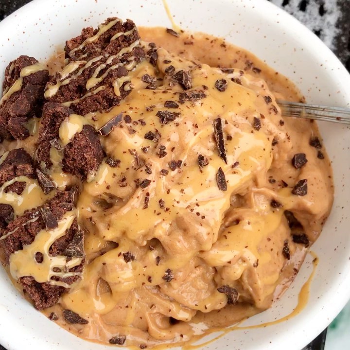 Chocolate Banana Mango Soft Serve