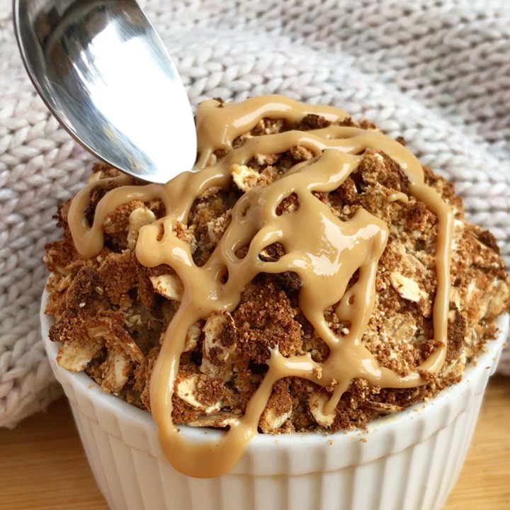 Cinnamon Crumble Baked Oats Delight