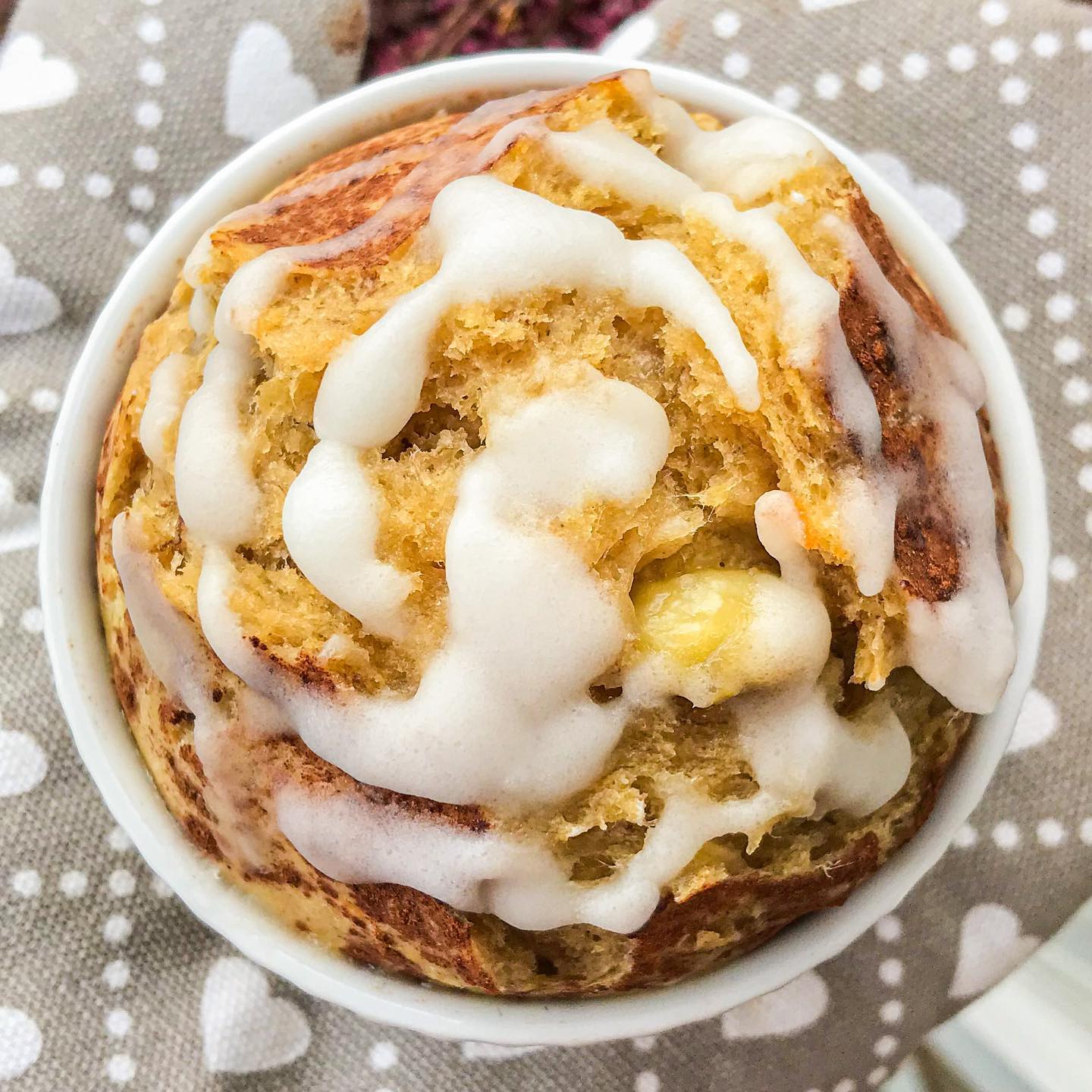 Quick Single Serve Cinnamon Roll