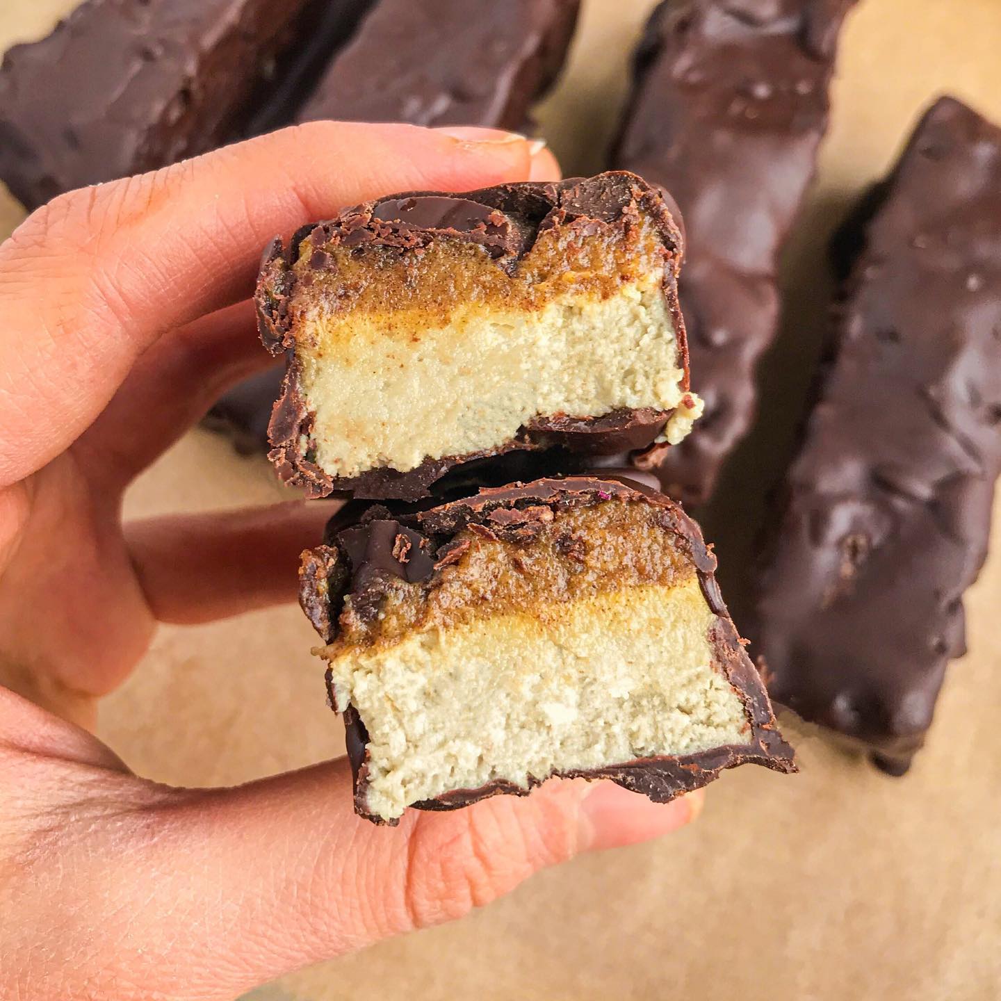 Homemade Vegan Mars Bars Treats