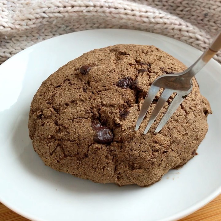 Double Chocolate Microwave Cookie