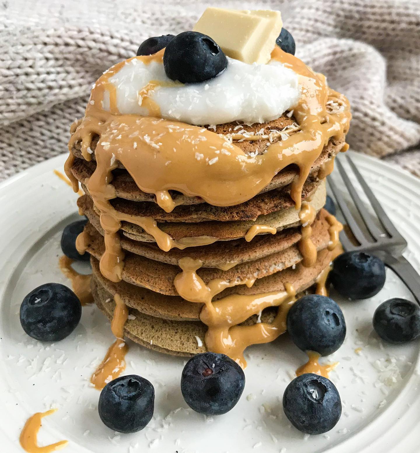 Vegan Buckwheat Banana Pancakes