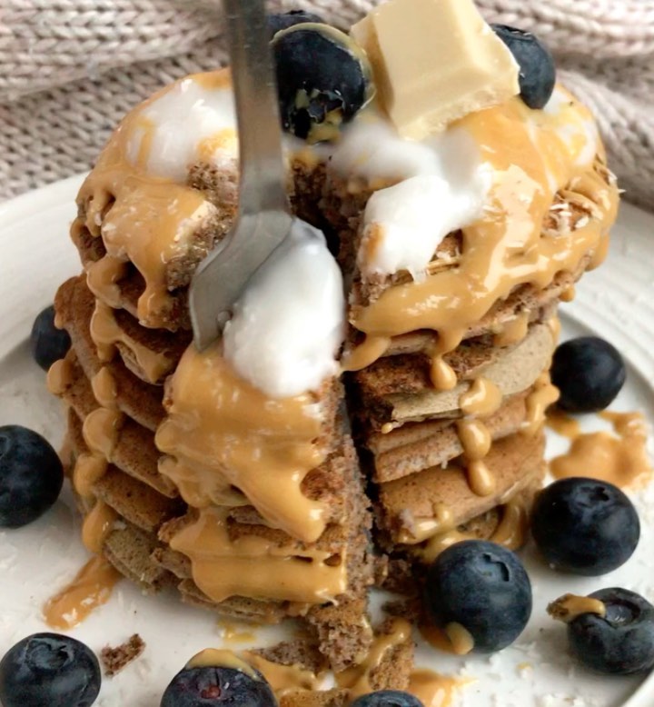 Vegan Buckwheat Banana Pancakes