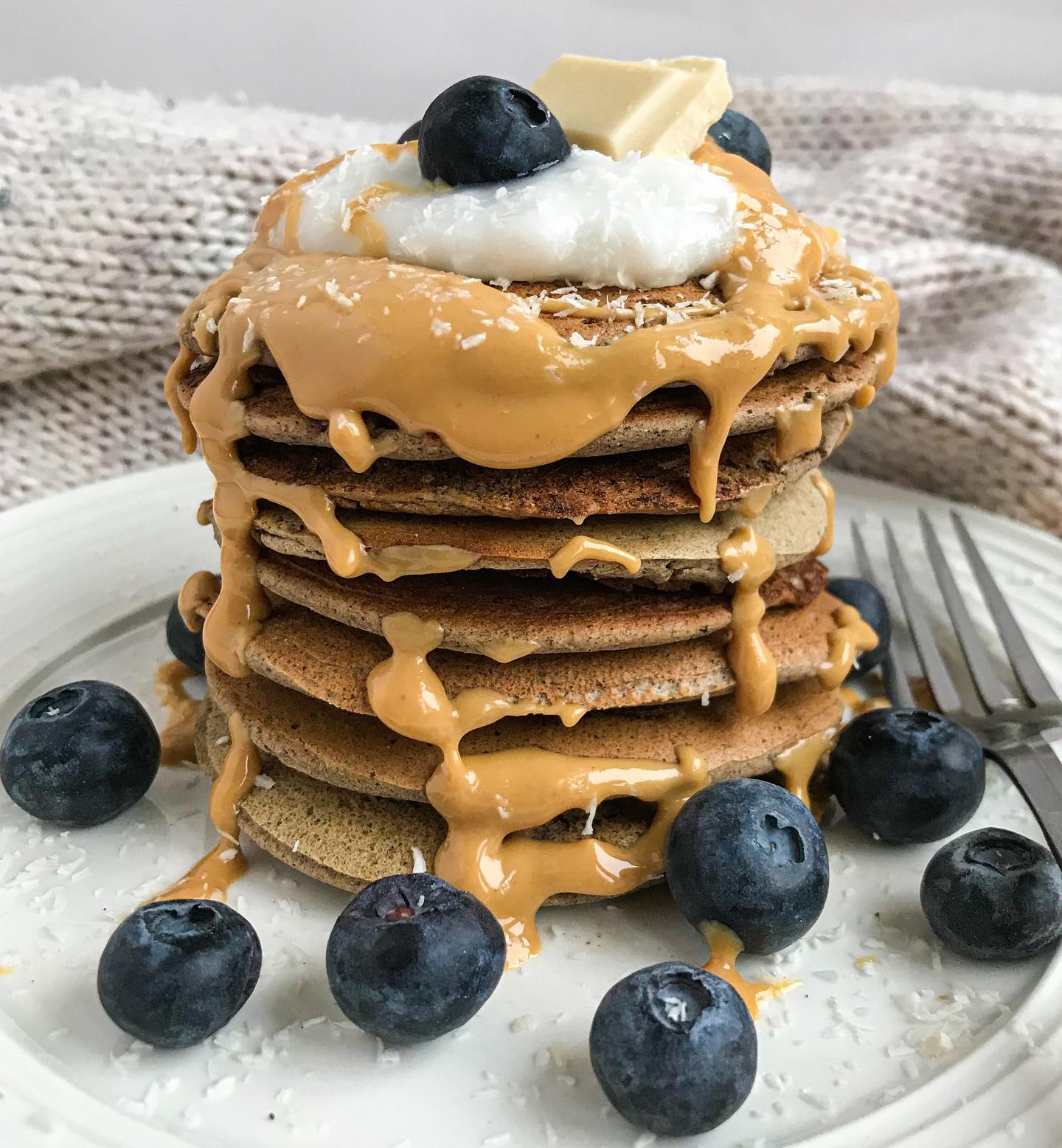 Vegan Buckwheat Banana Pancakes