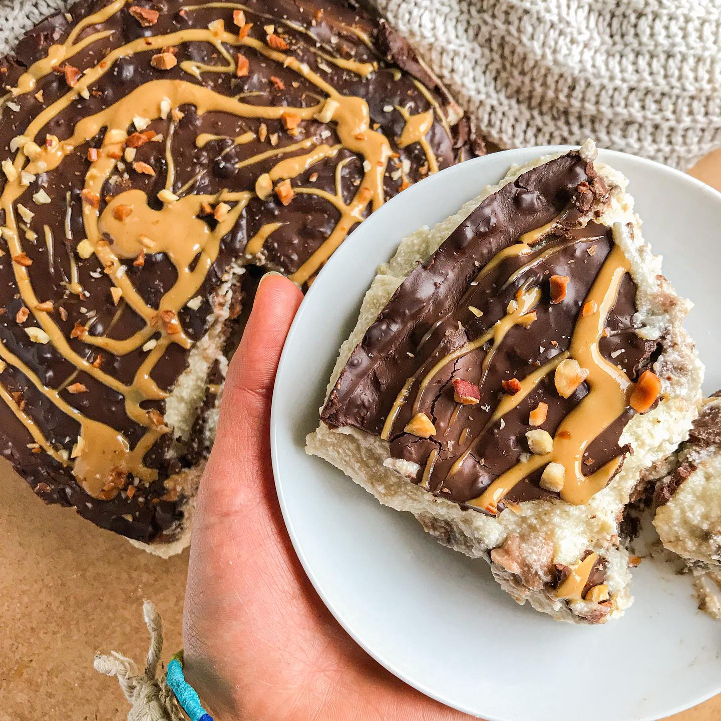 Decadent Chocolate Rice Cake Cake