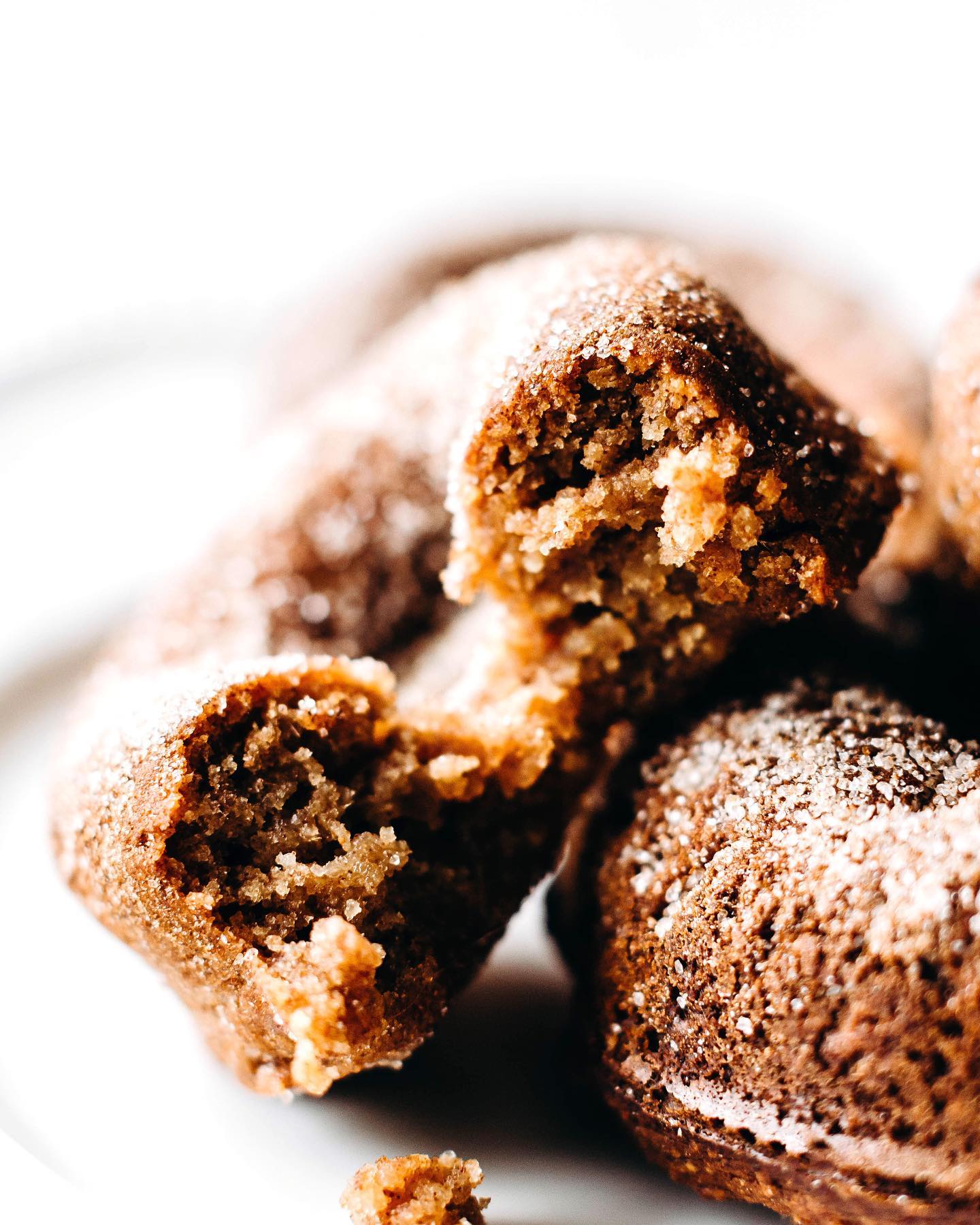 Baked Apple Cider Donuts with Cinnamon Sugar Coating
