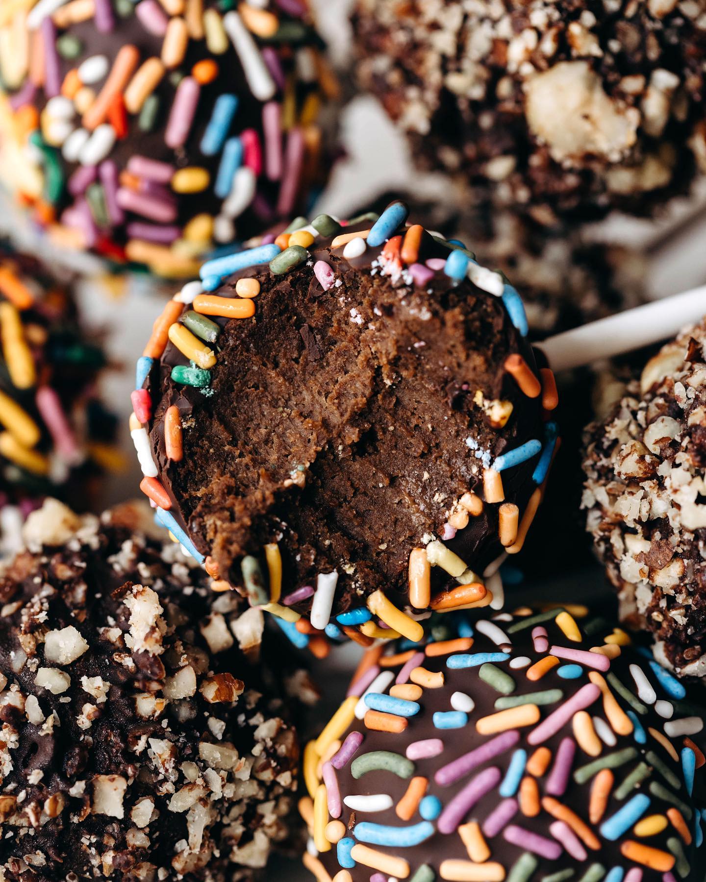 Vegan Brownie Cake Pops
