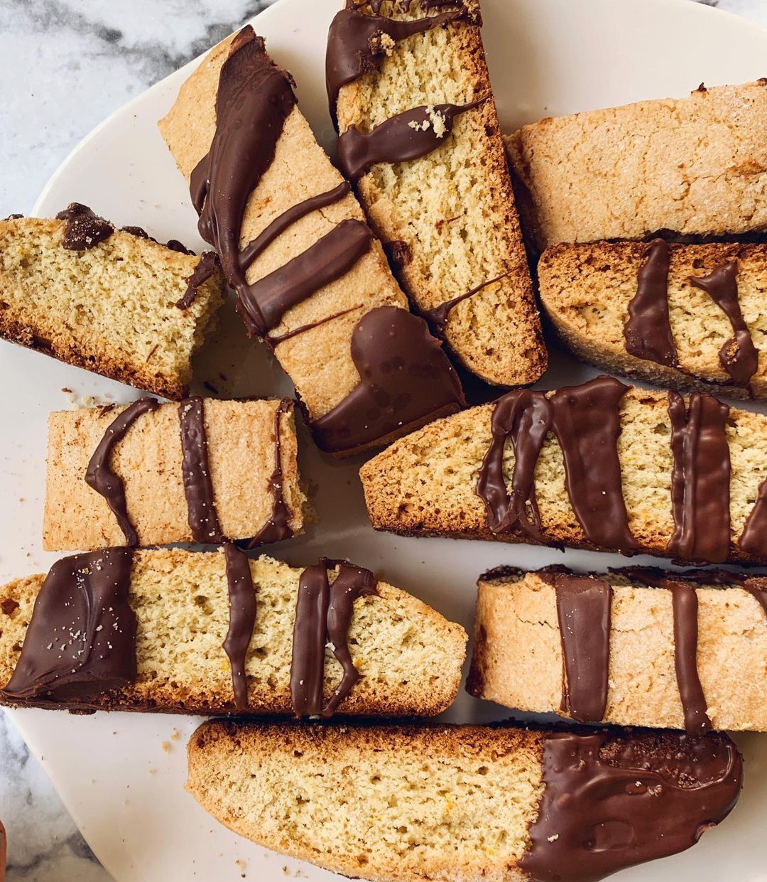 Gluten-Free Orange Biscotti with Chocolate