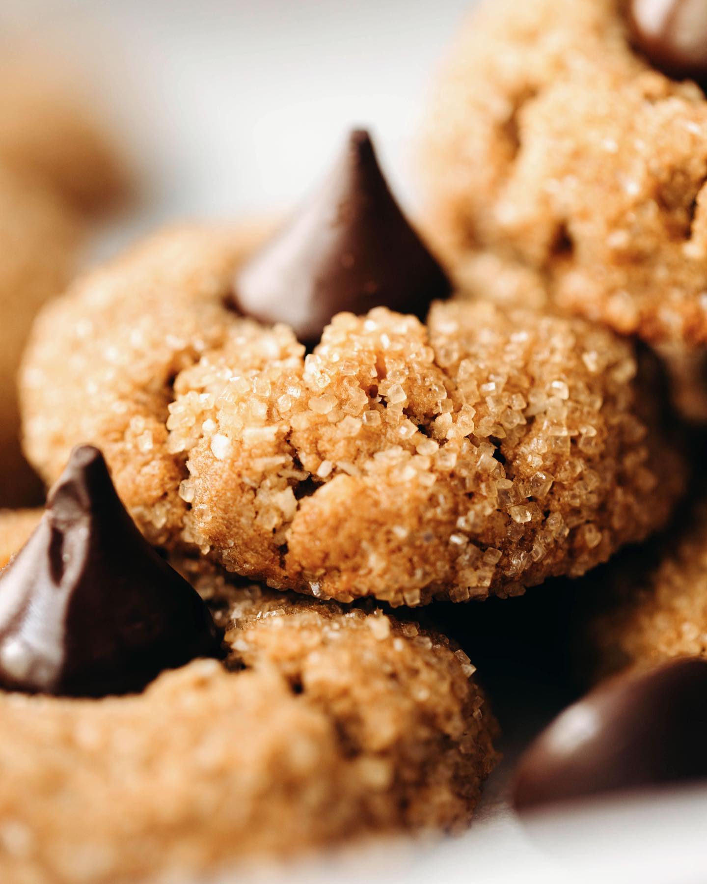 Vegan Gluten-Free Peanut Butter Blossom Cookies
