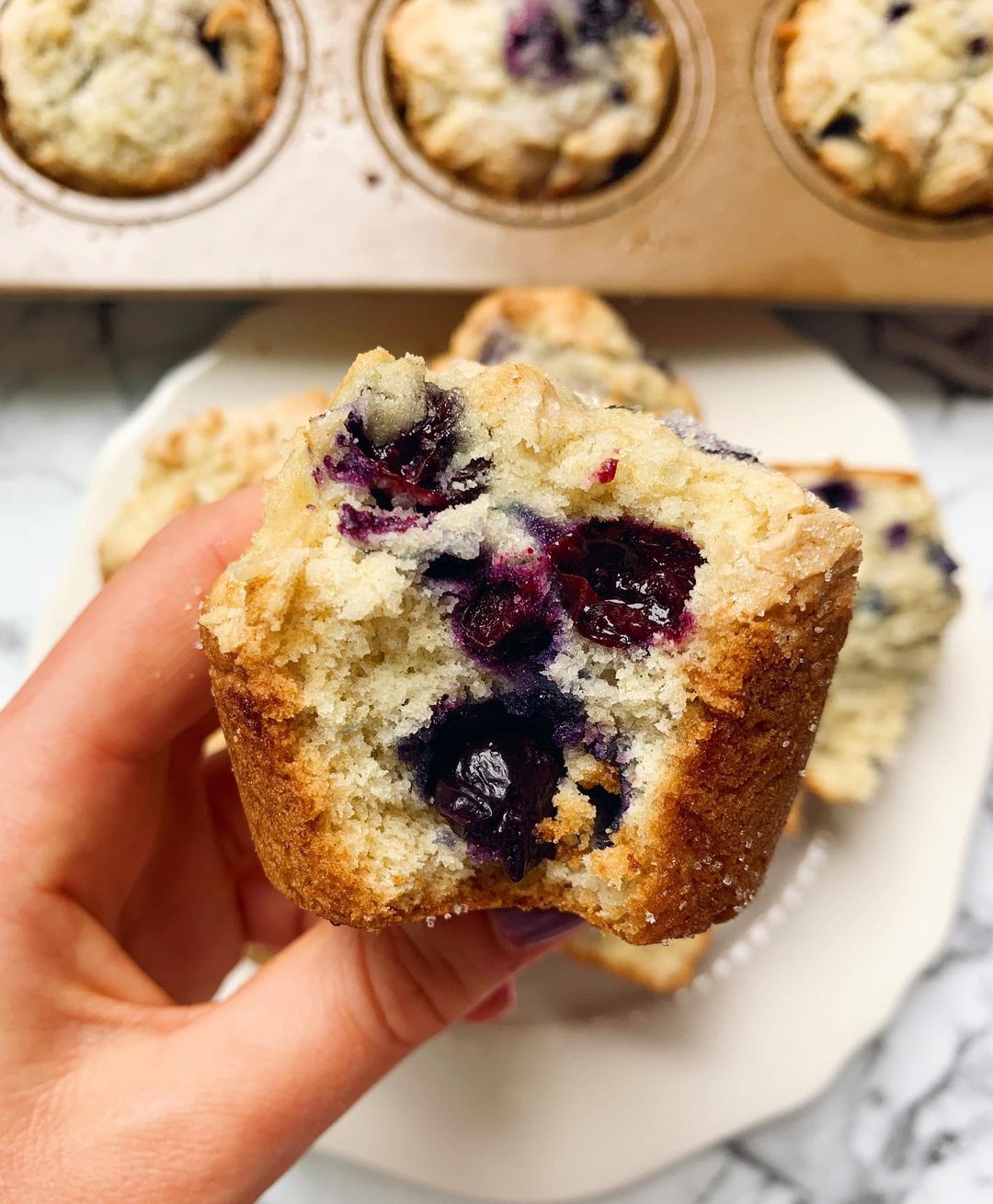 Gluten-Free Lemon Blueberry Muffins
