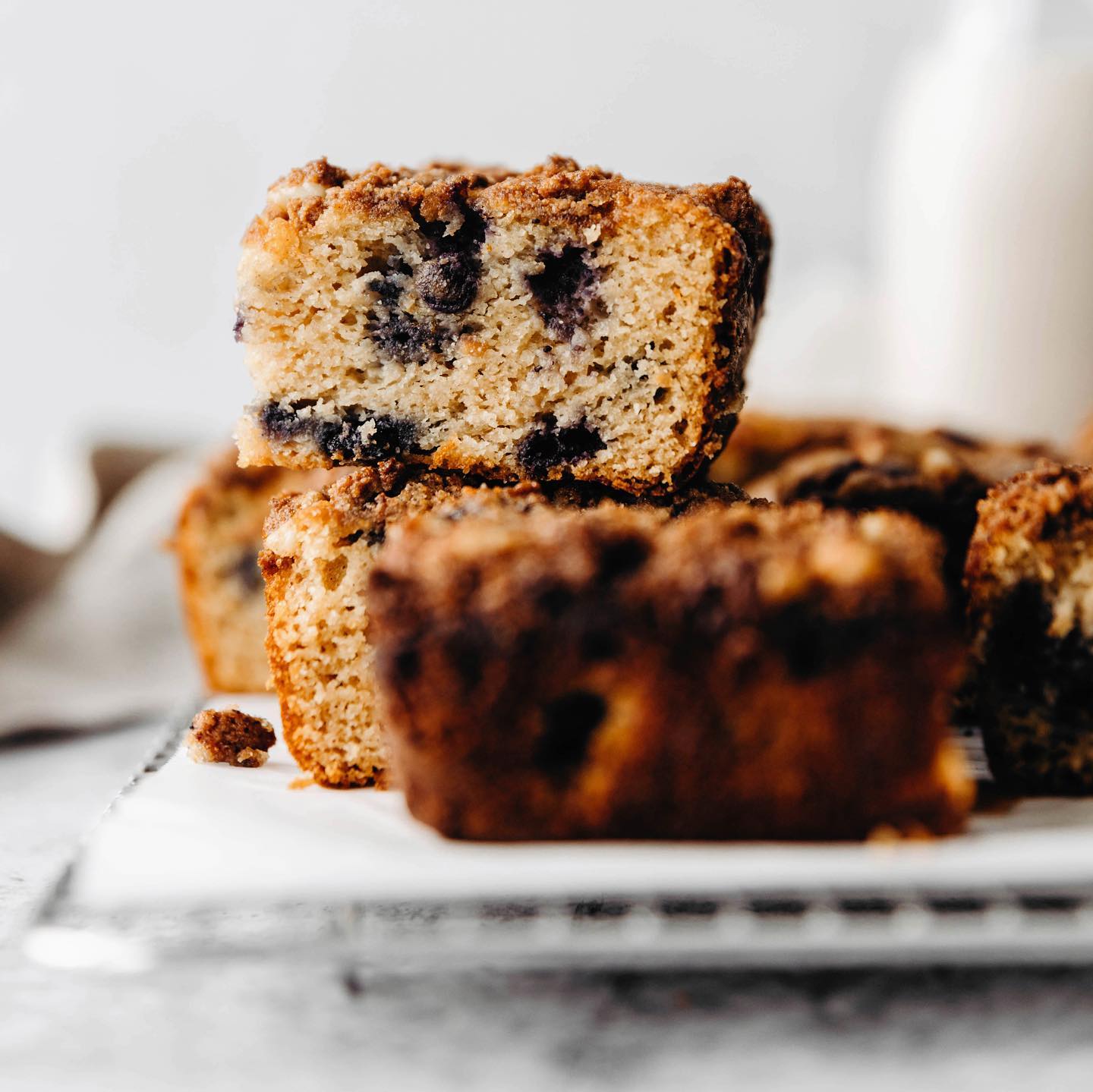 Blueberry Walnut Coffee Cake