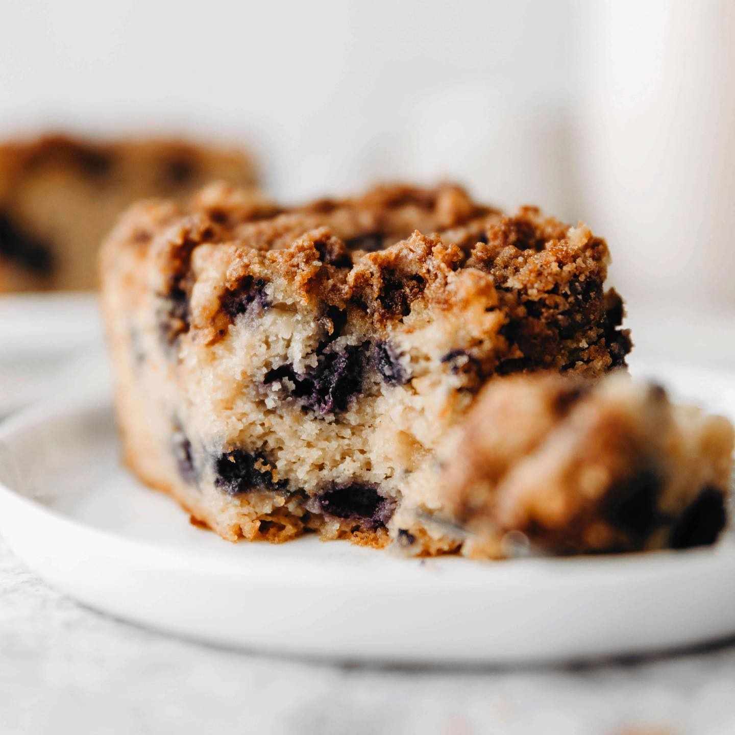 Blueberry Walnut Coffee Cake