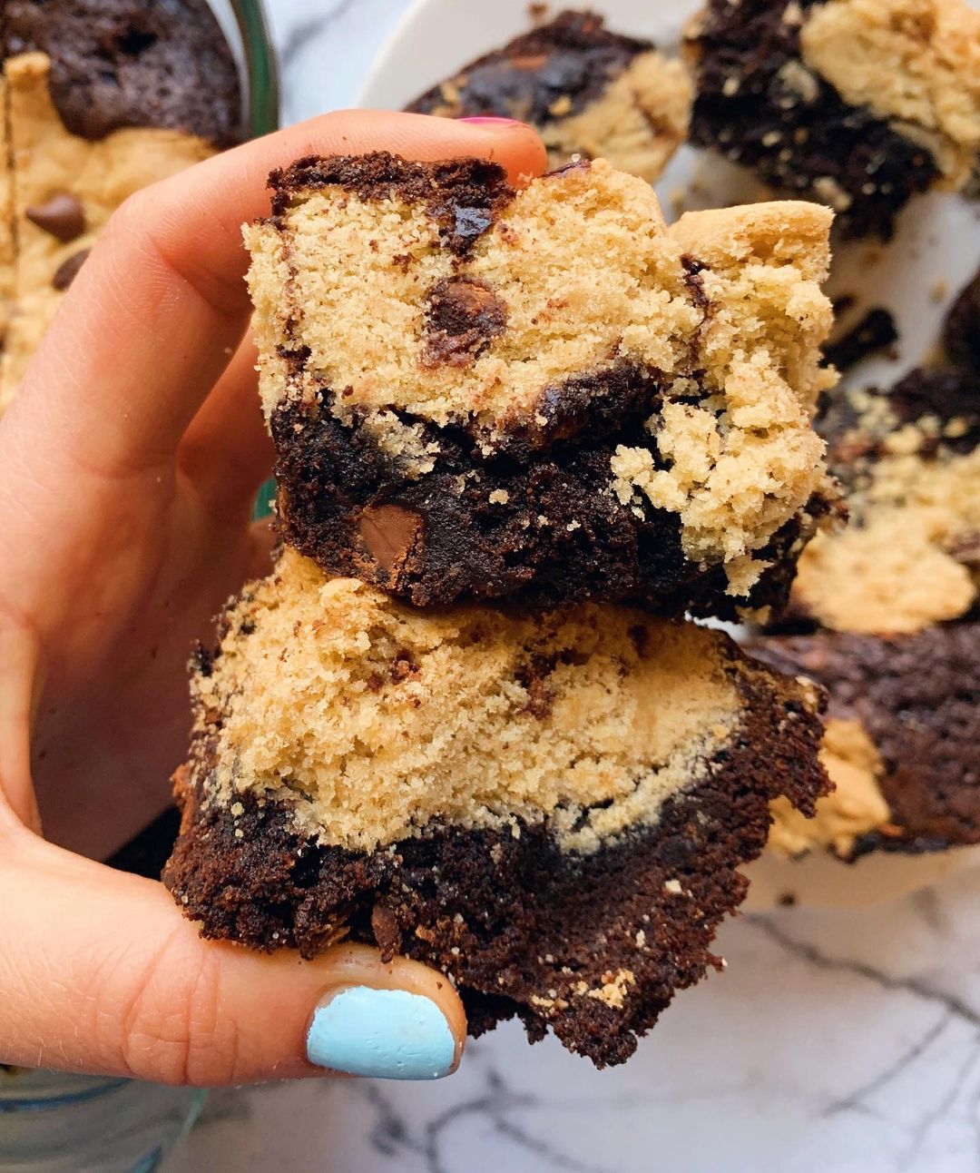 Gluten-Free Brookies with Brownie Mix