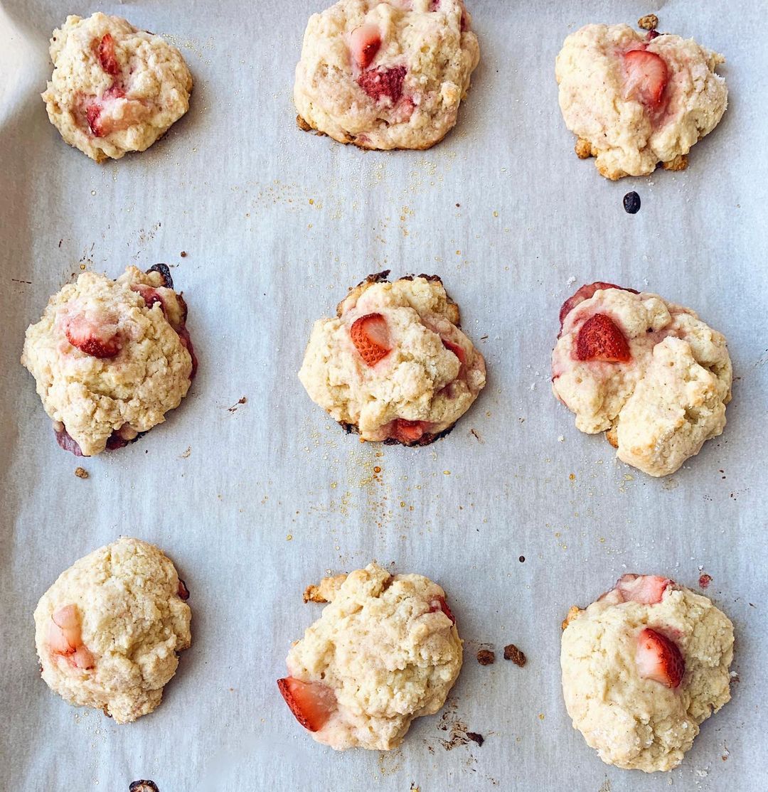 Gf Strawberry Cookies