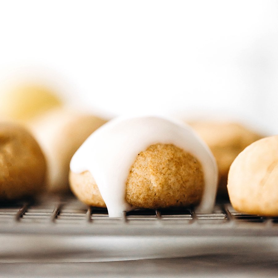 Puffy Glazed Lemon Cookies