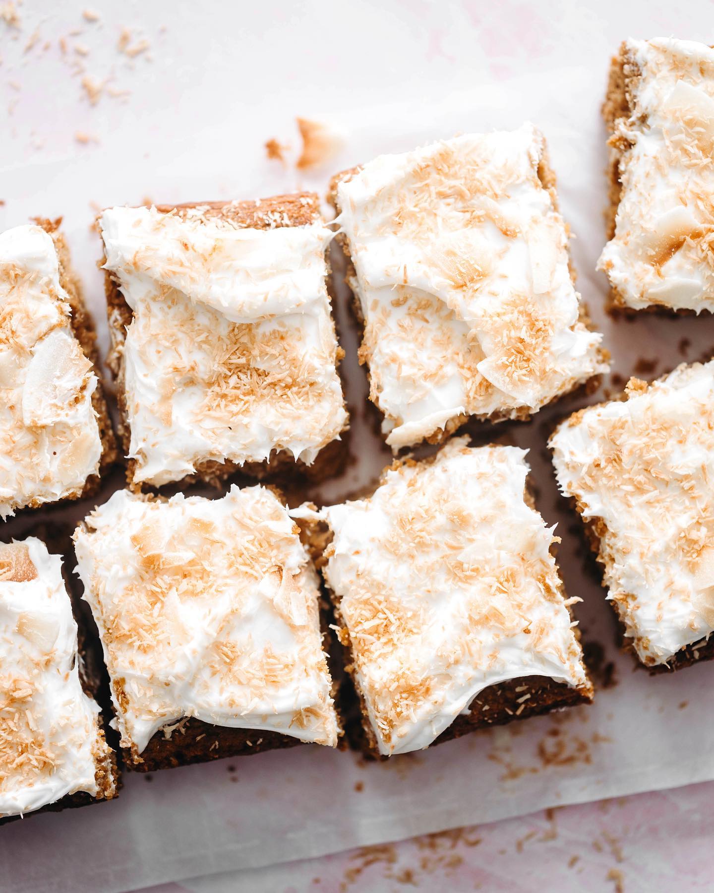 Toasted Coconut Snack Cake