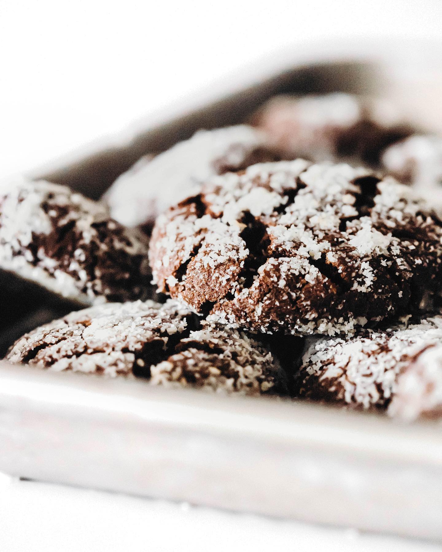 Fudgy Vegan and Paleo Chocolate Crinkles