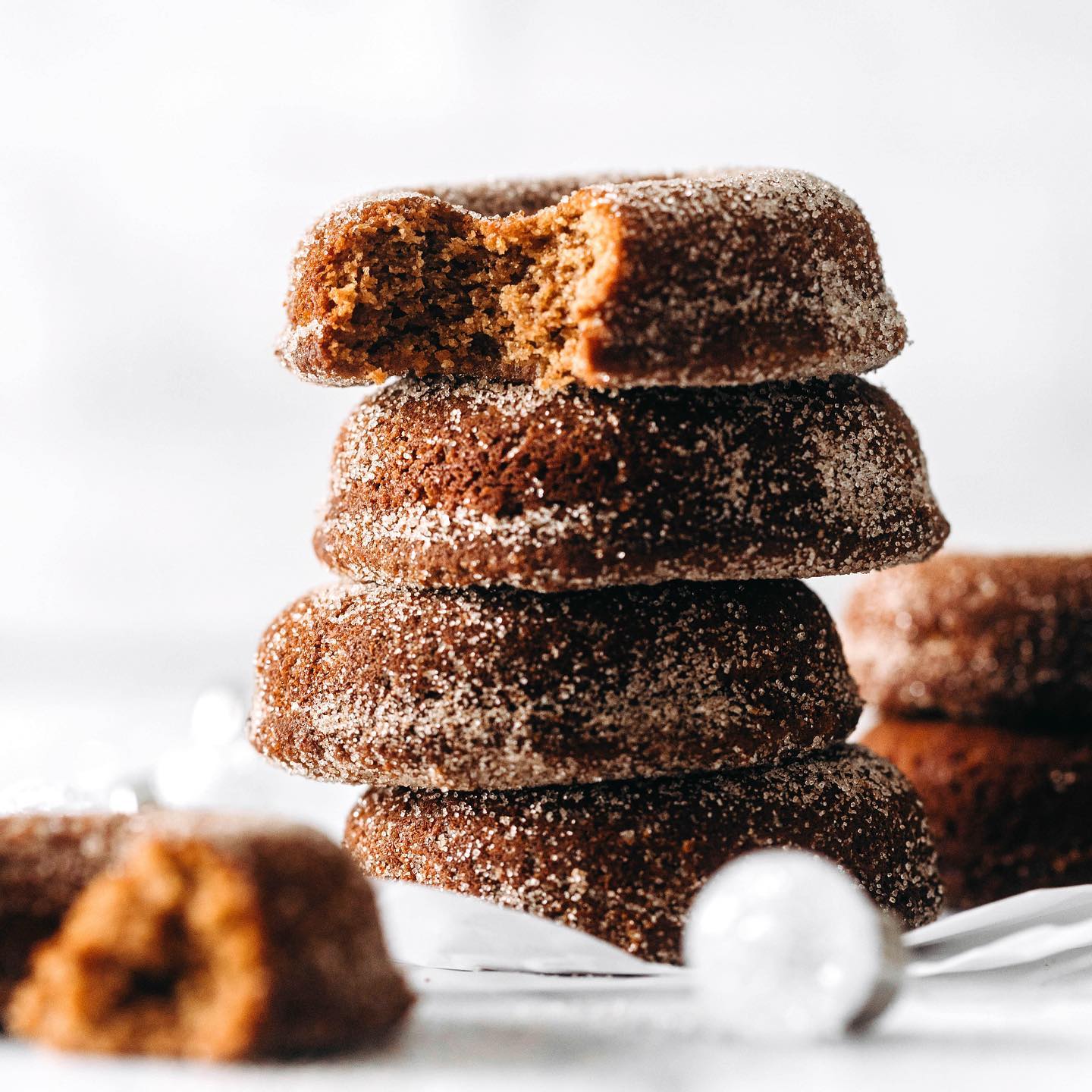 Vegan Paleo Gingerbread Donuts