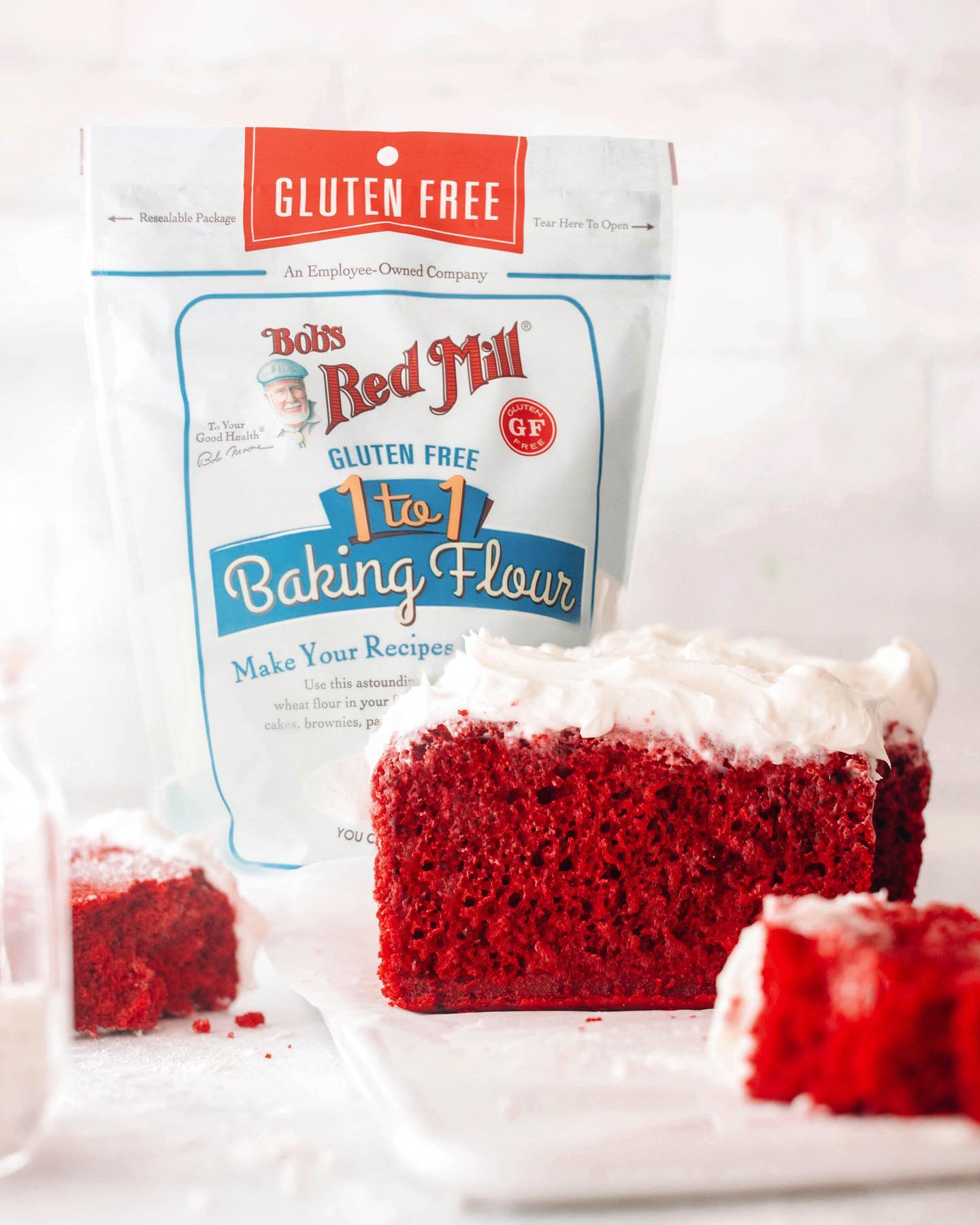 Vegan Red Velvet Loaf Cake with Cashew Frosting