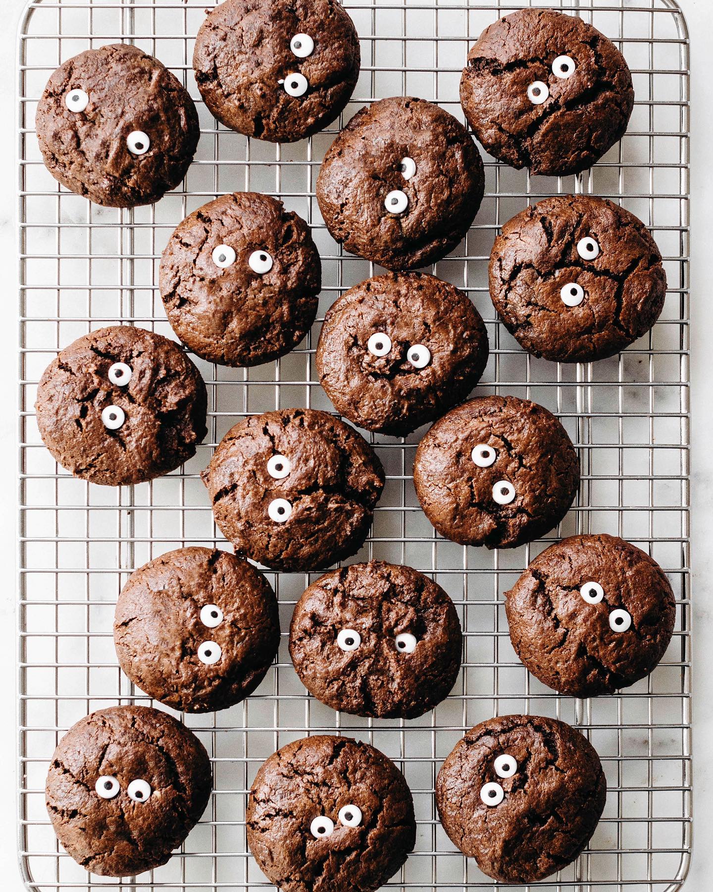 Flourless Dark Chocolate Brownie Cookie Monsters