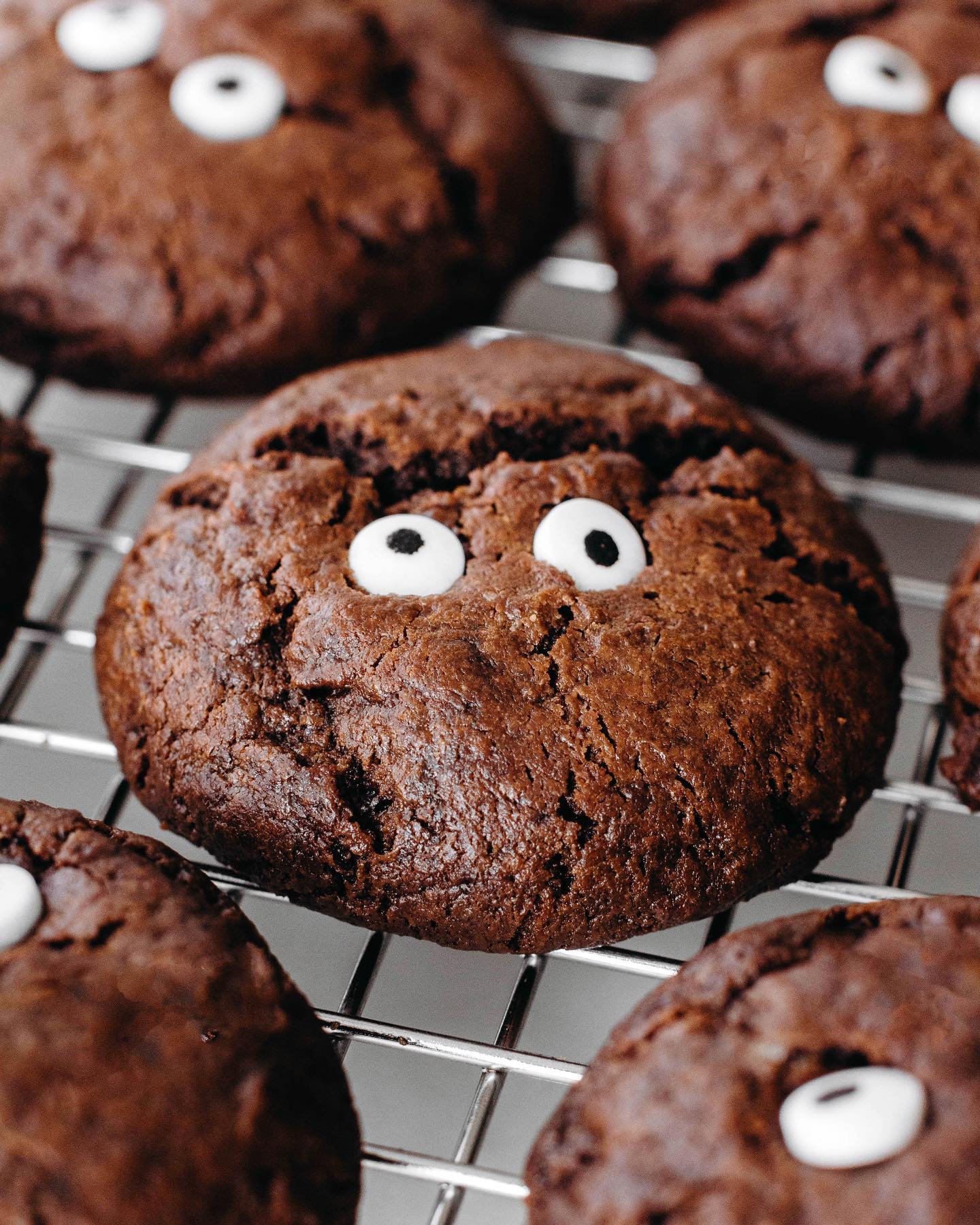 Flourless Dark Chocolate Brownie Cookie Monsters