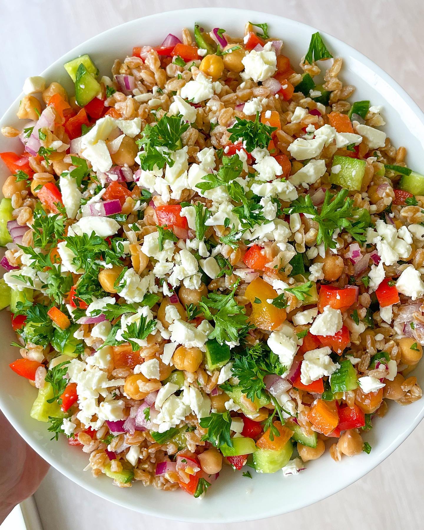 20-Minute Mediterranean Farro Salad