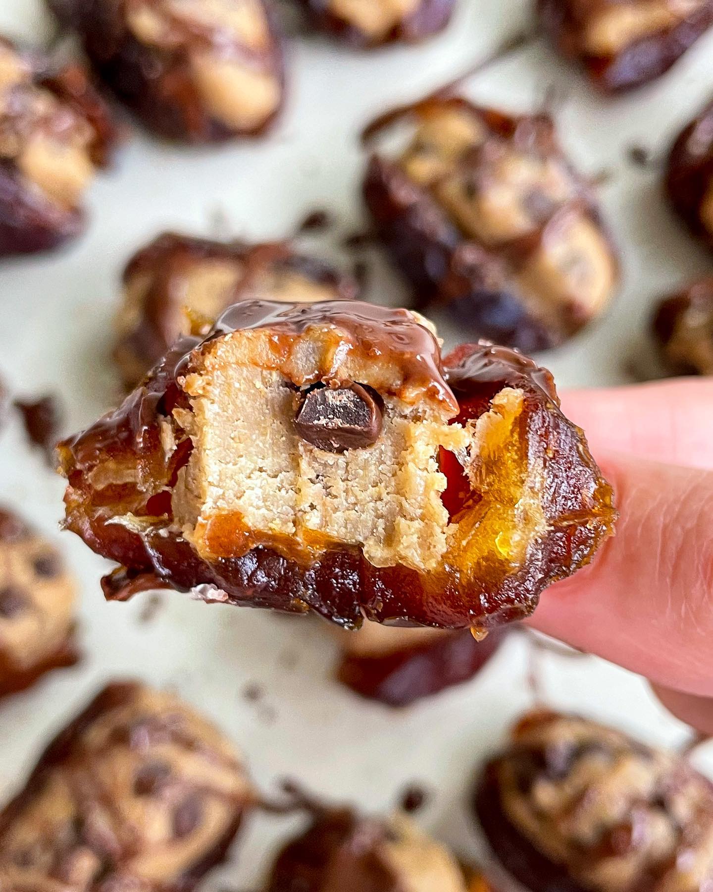 Cookie Dough Stuffed Dates (Vegan/gluten-Free)