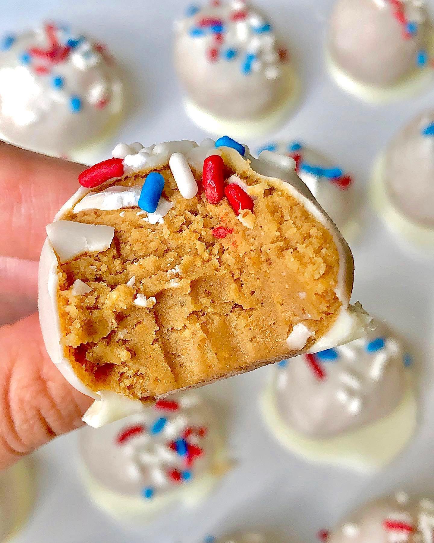 Cake Batter Protein Balls