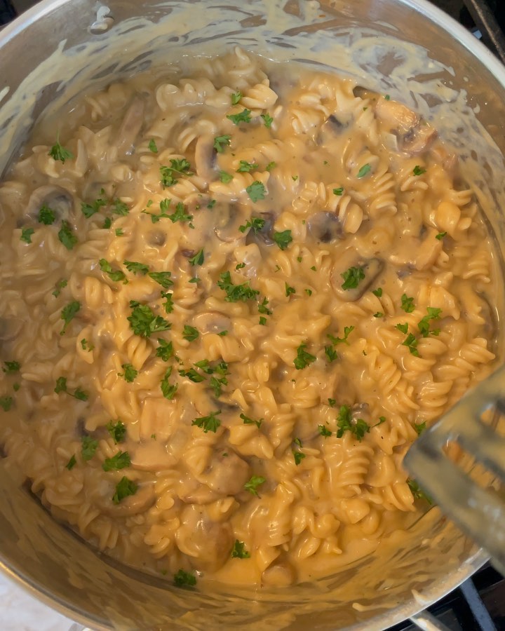Creamy Vegan Mushroom Stroganoff