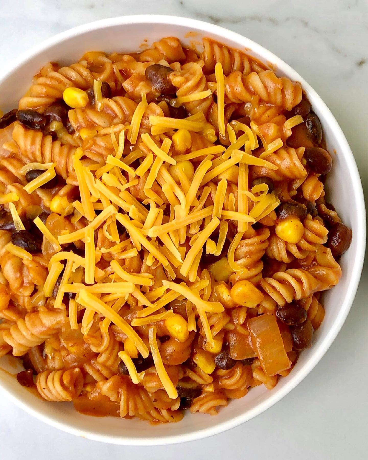 Vegetarian One-Pot Taco Pasta