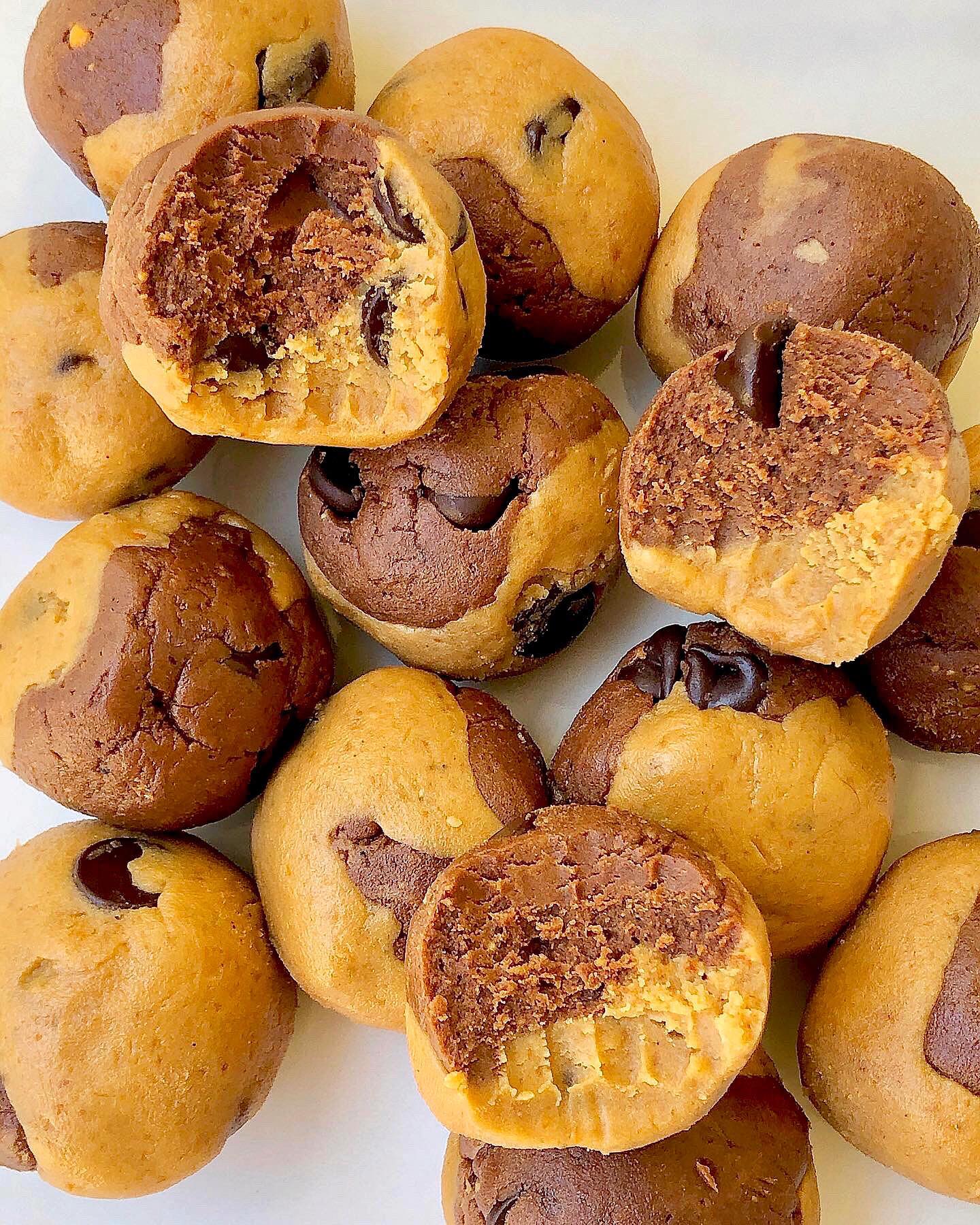 No-Bake Brookie Protein Balls