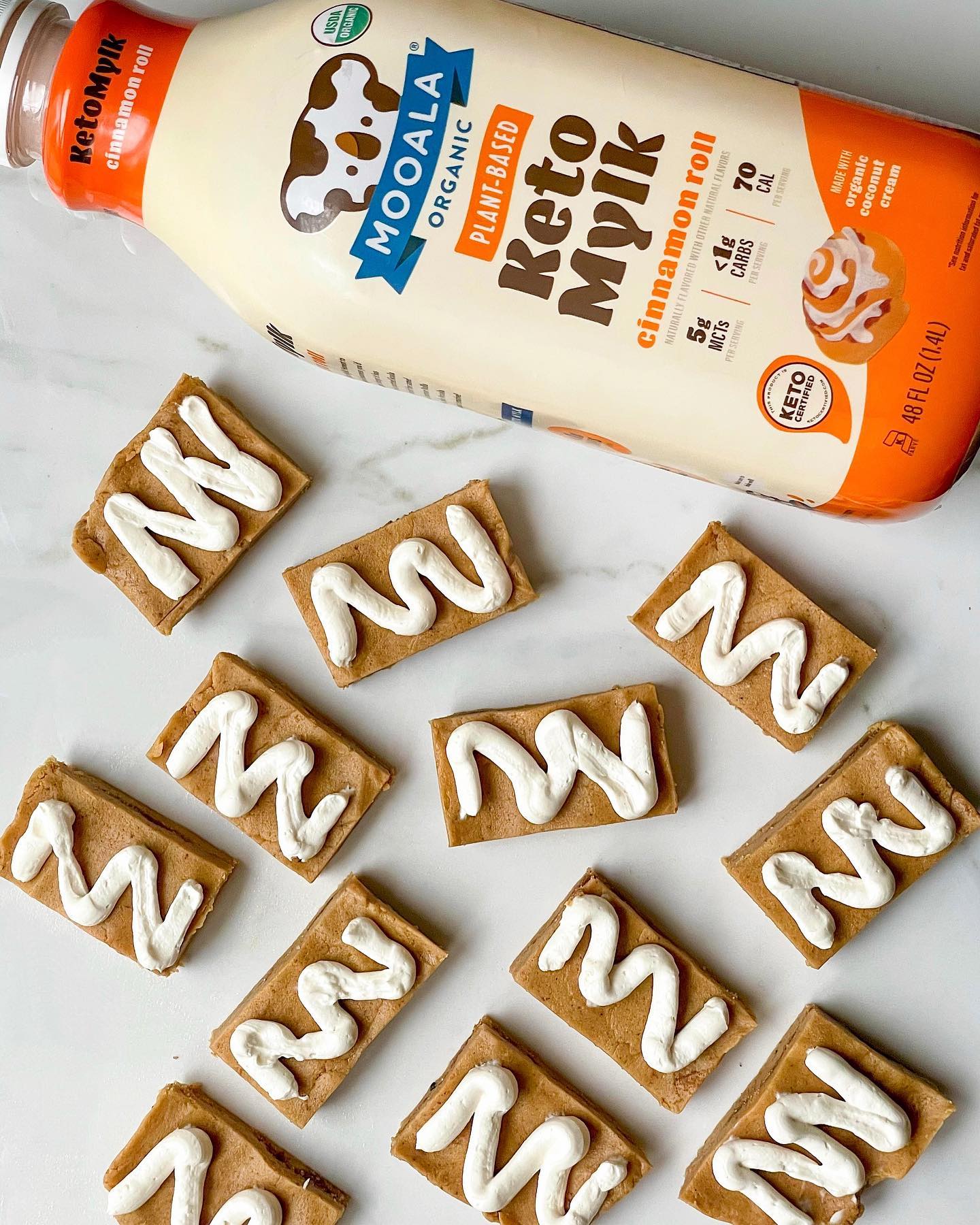 Cinnamon Roll Protein Bites