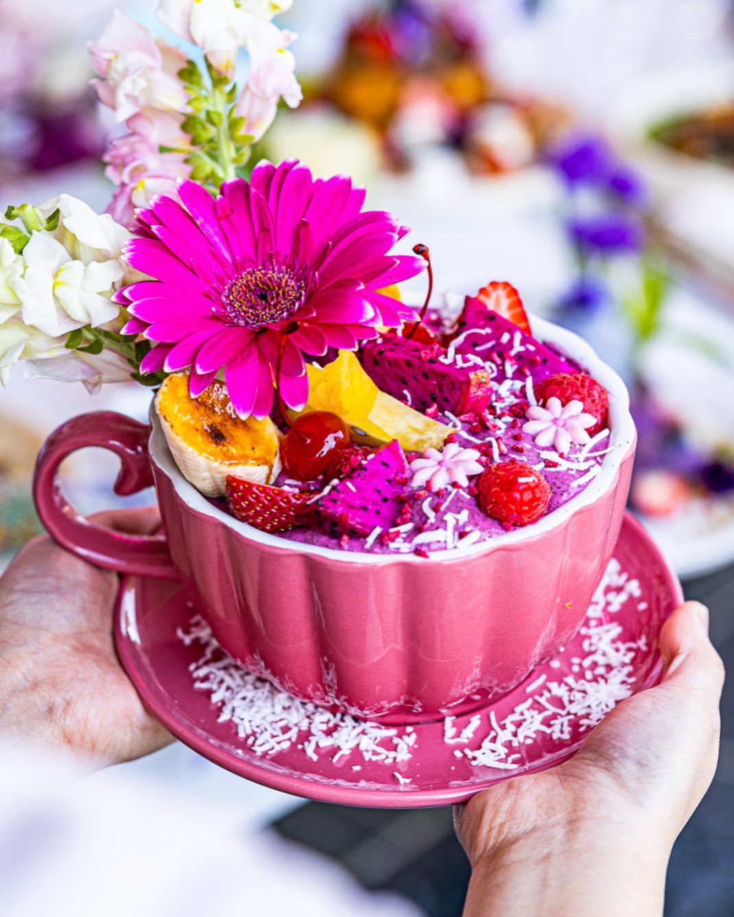 Pretty in Pink Chia Pudding