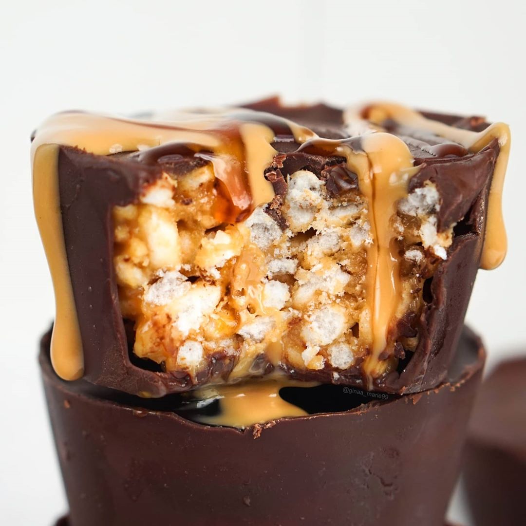 Healthy Crispy Peanut Butter Rice Cups