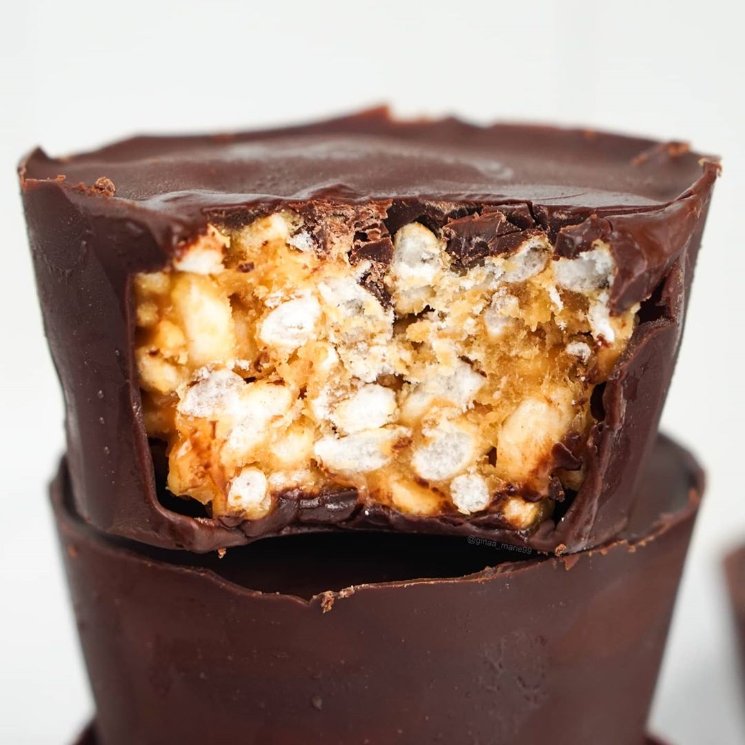 Healthy Crispy Peanut Butter Rice Cups