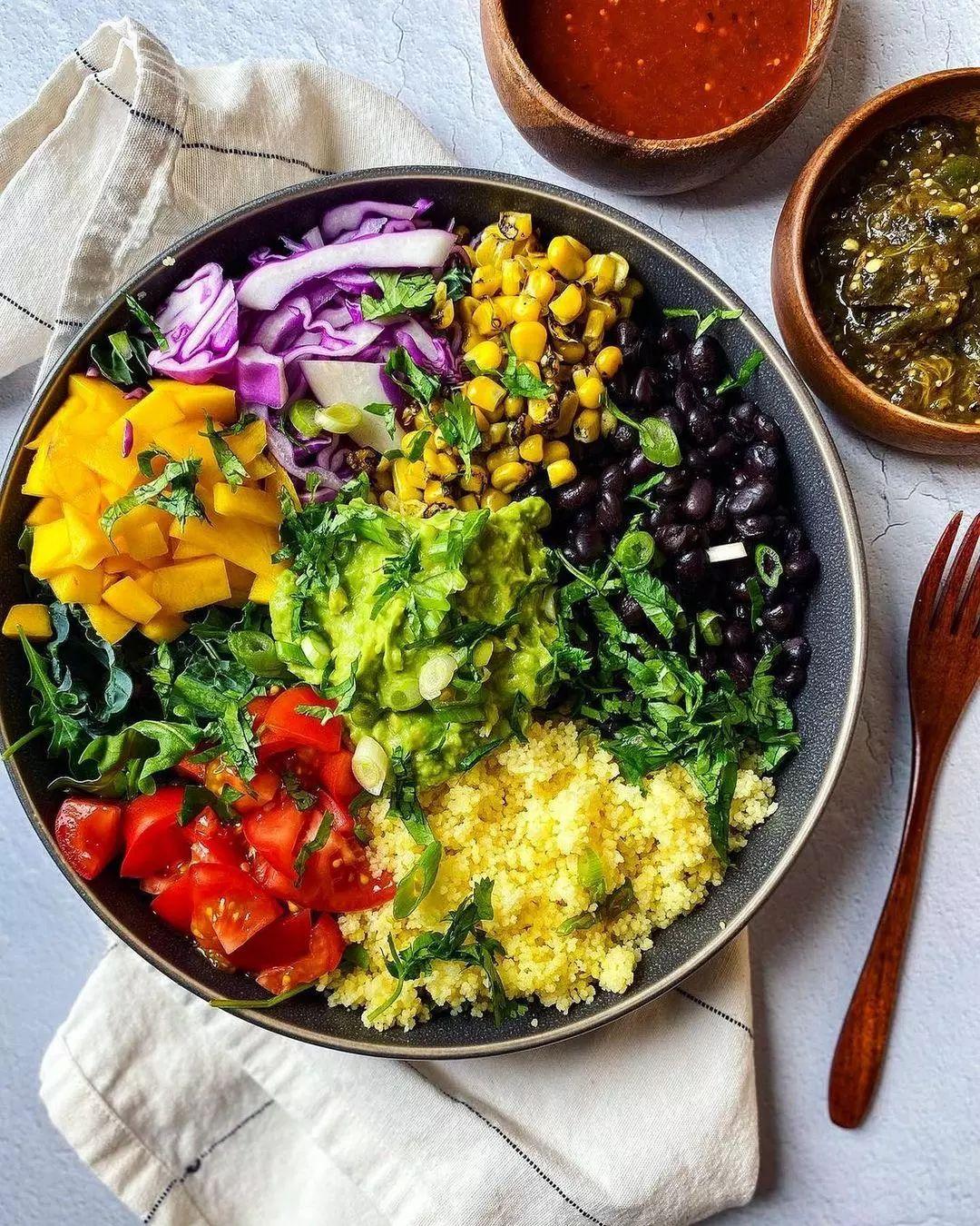 Rainbow Burrito Bowl Assembly