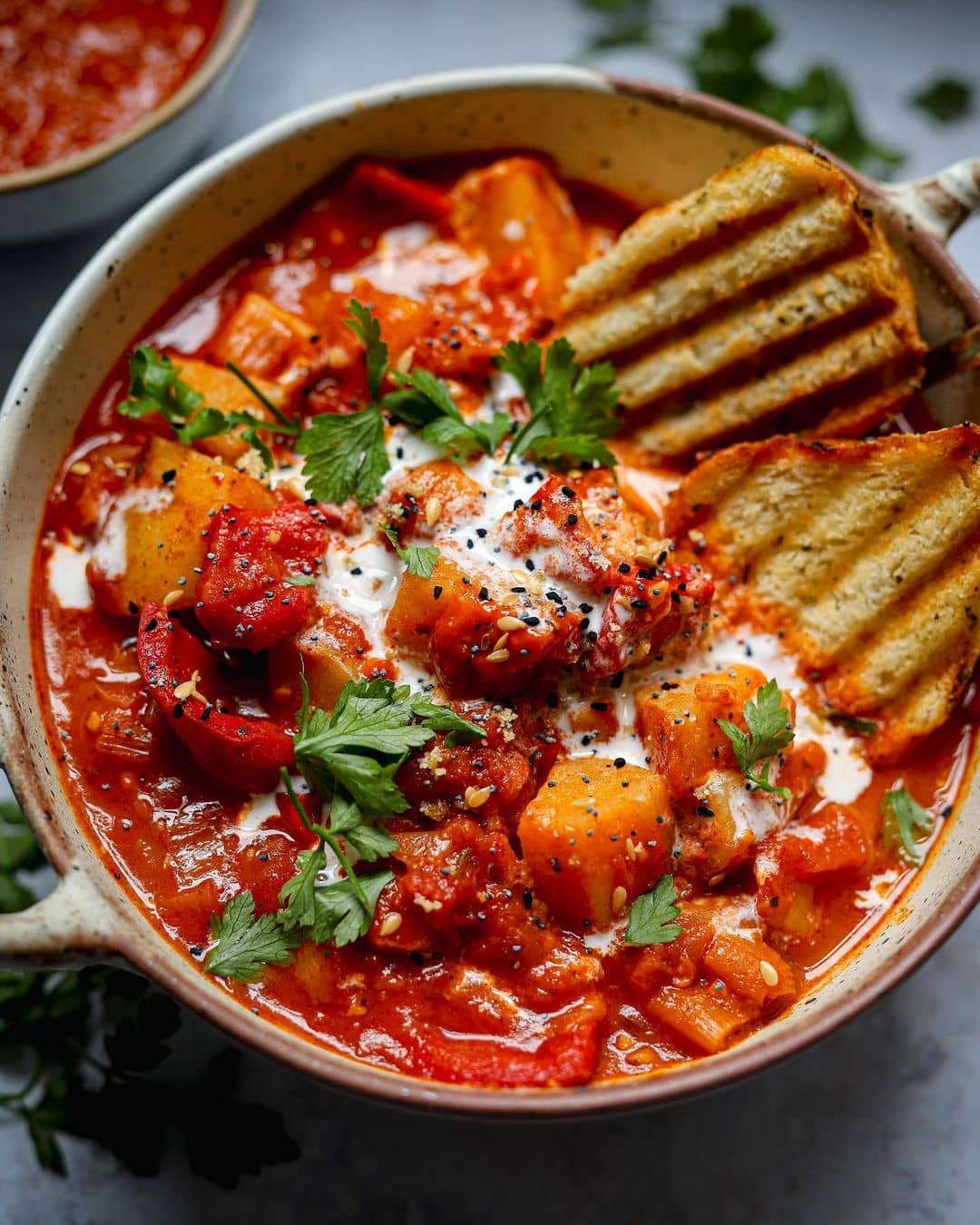 Hearty Winter Vegetable Harissa Stew
