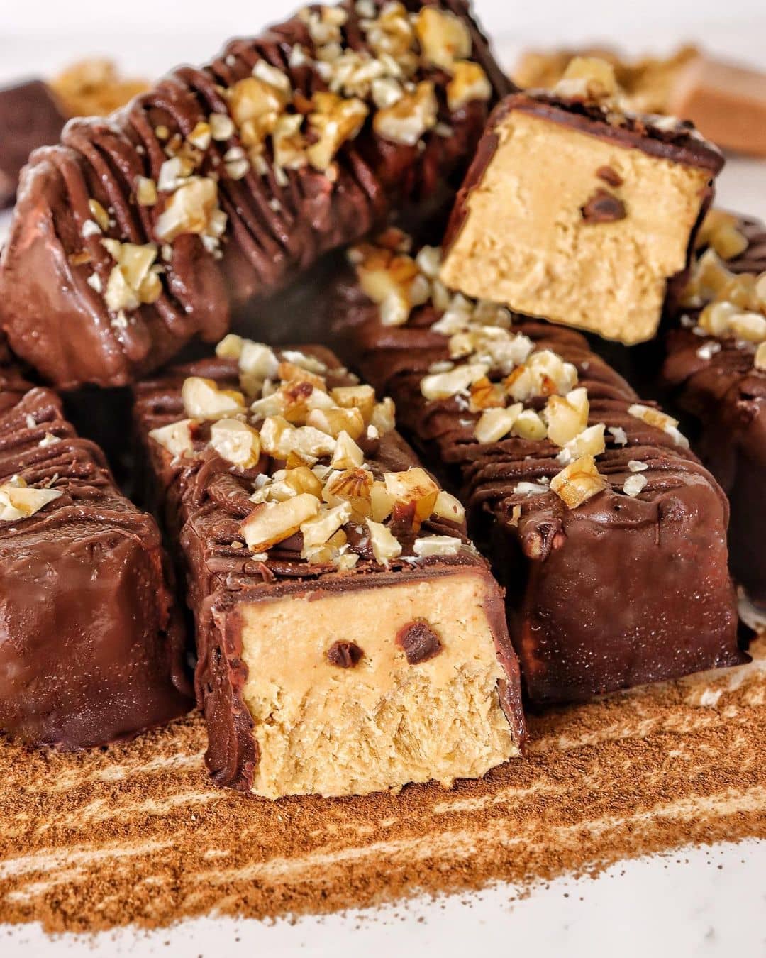 Vegan No-Bake Cookie Dough Candy Bars