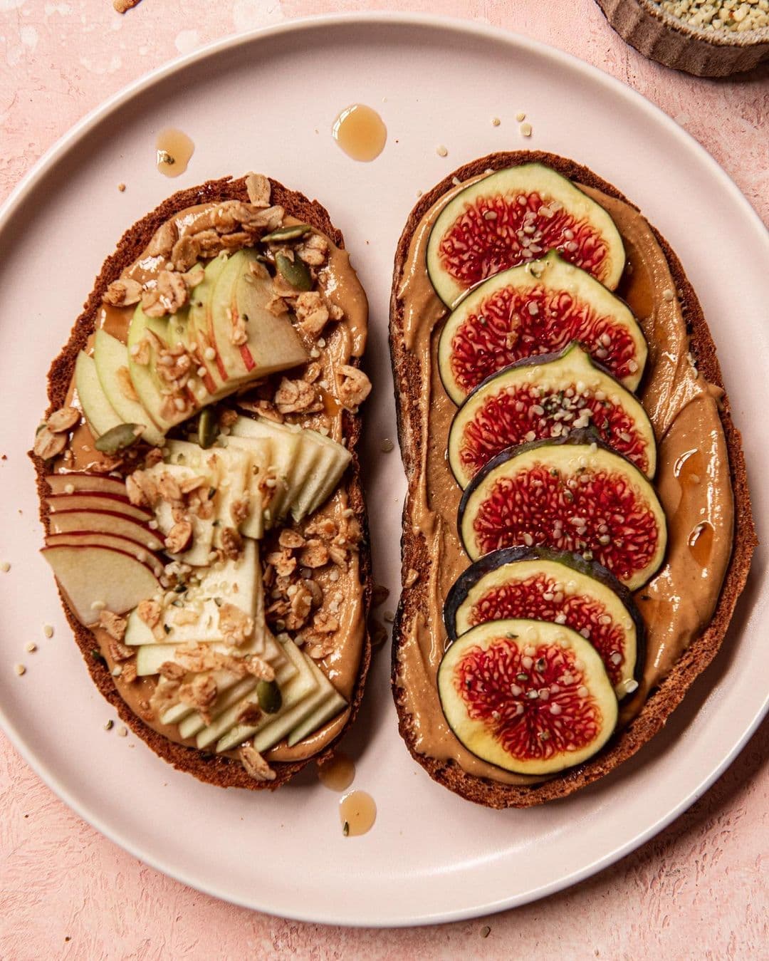 Peanut Butter and Fruit Toast