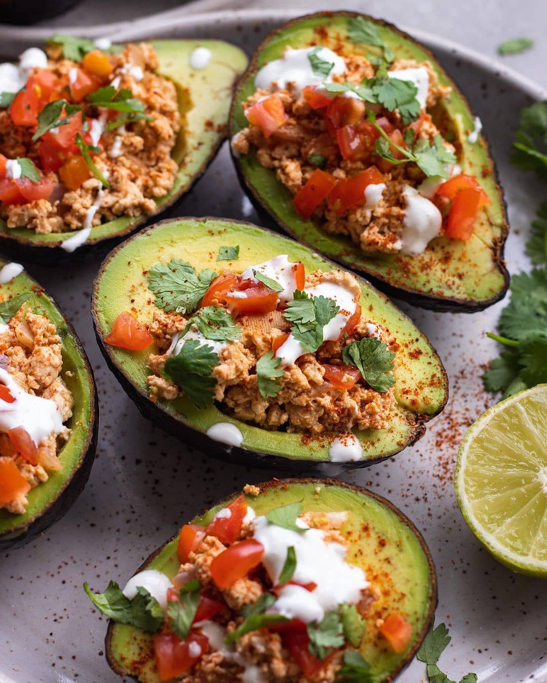 Vegan Taco Stuffed Avocados
