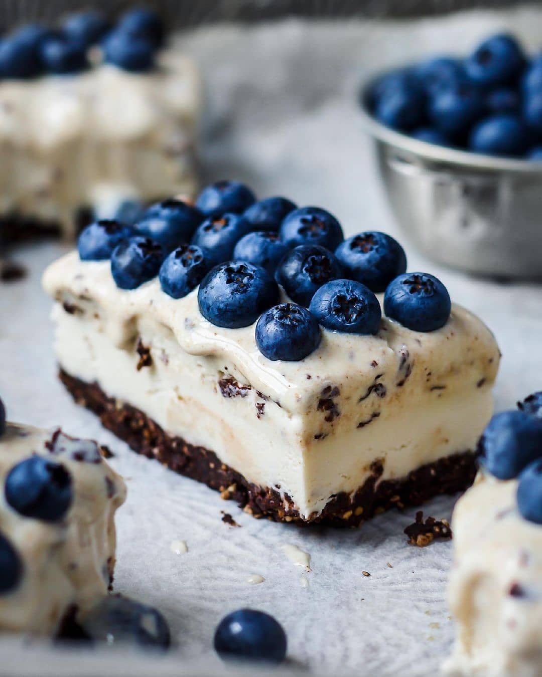 Pecan Brownie Ice Cream Bars