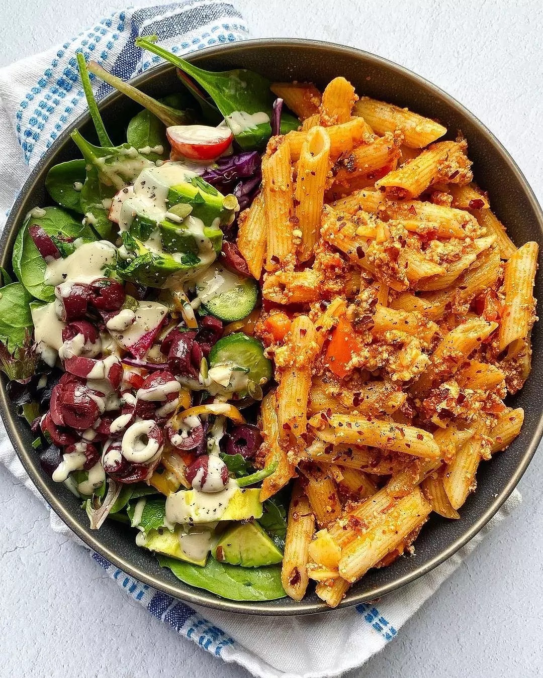 Vegan Baked Ziti with Tofu Ricotta