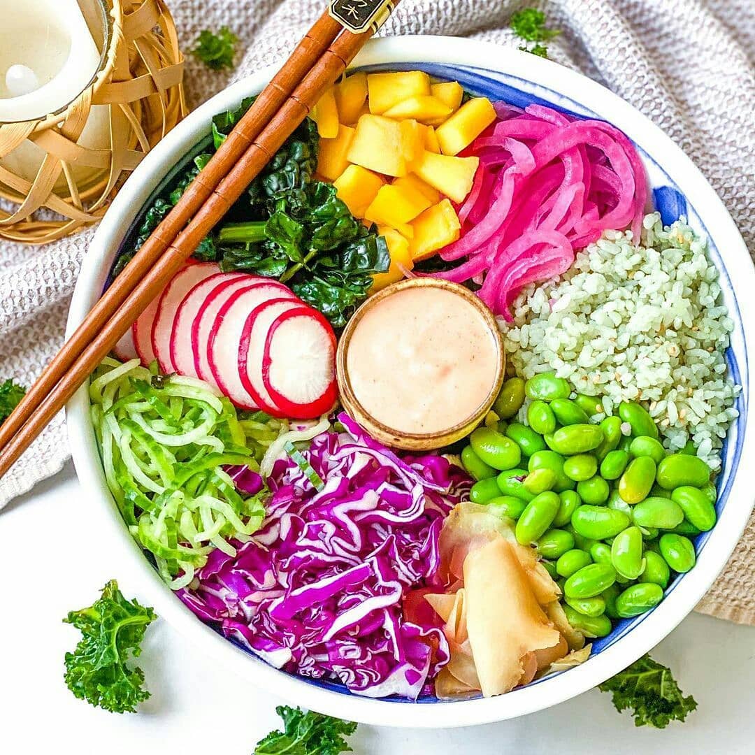 Easy Vegan Poke Bowl