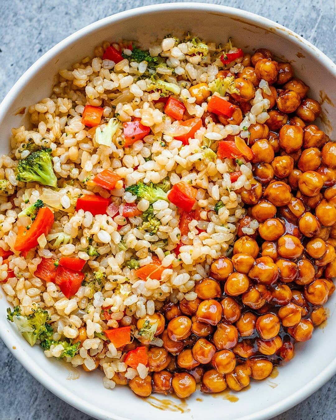 Chickpea Veggie Fried Rice