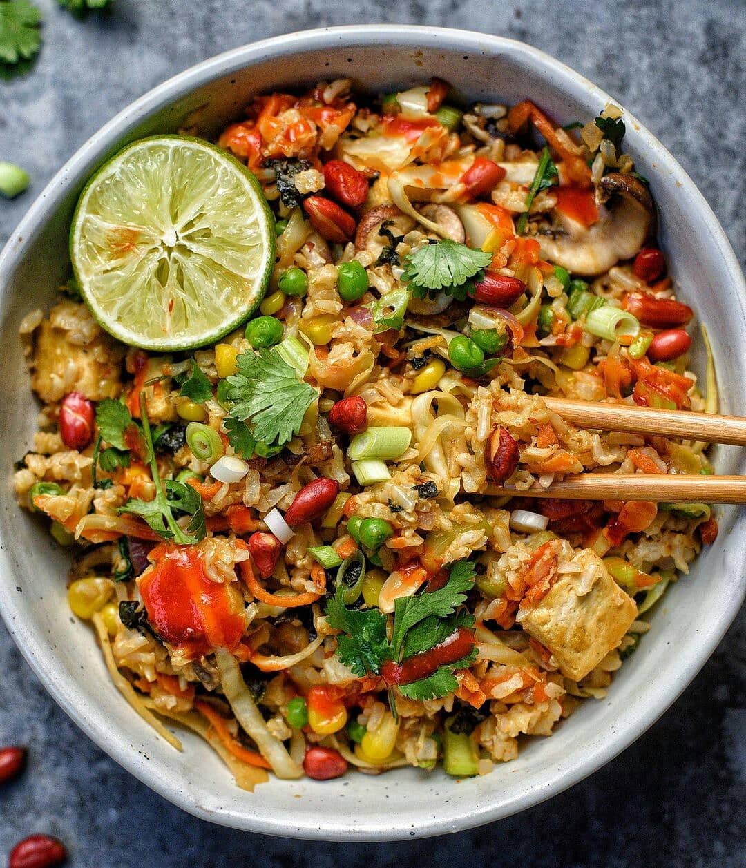 Easy Peasy Vegan Fried Rice