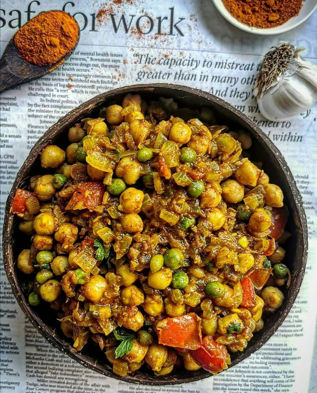 Vegan Spiced Chickpea and Date Stew