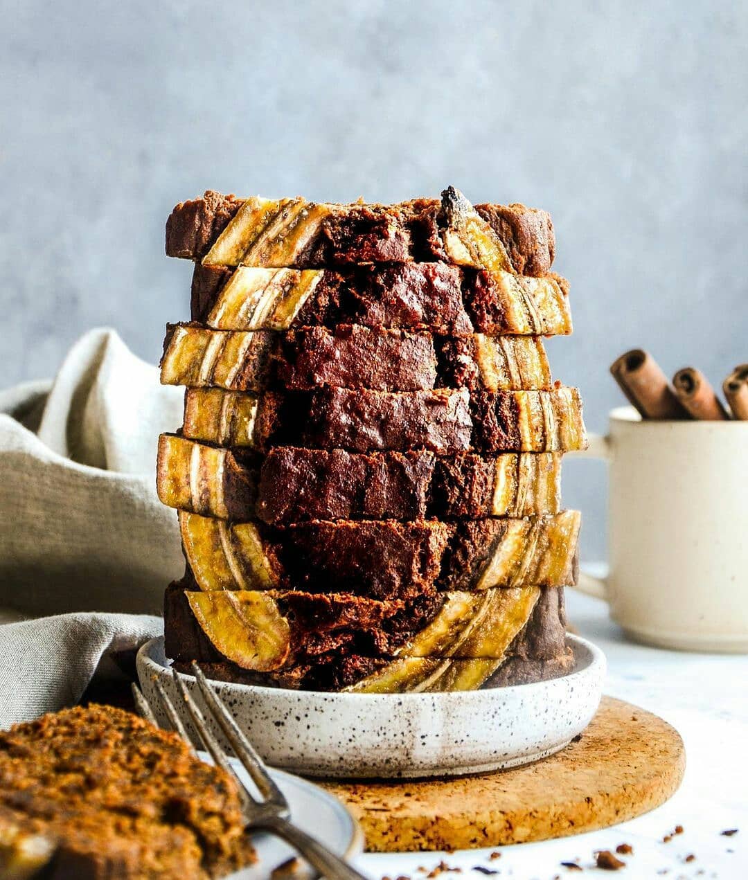 Vegan Banana Gingerbread Loaf