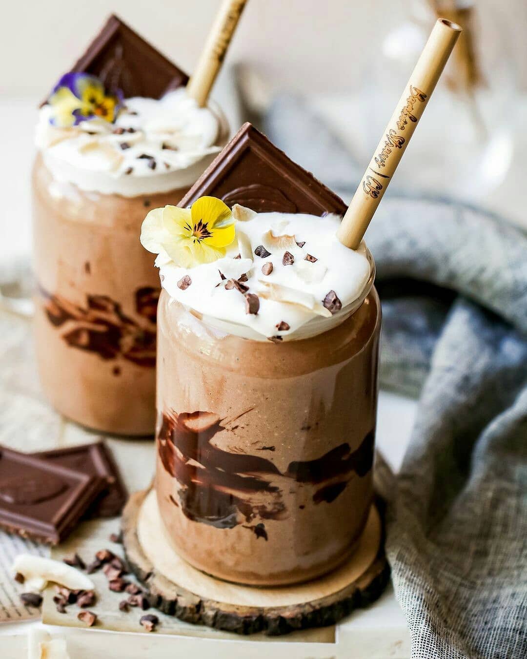 Vegan Chocolaty Cacao Coconut Smoothie