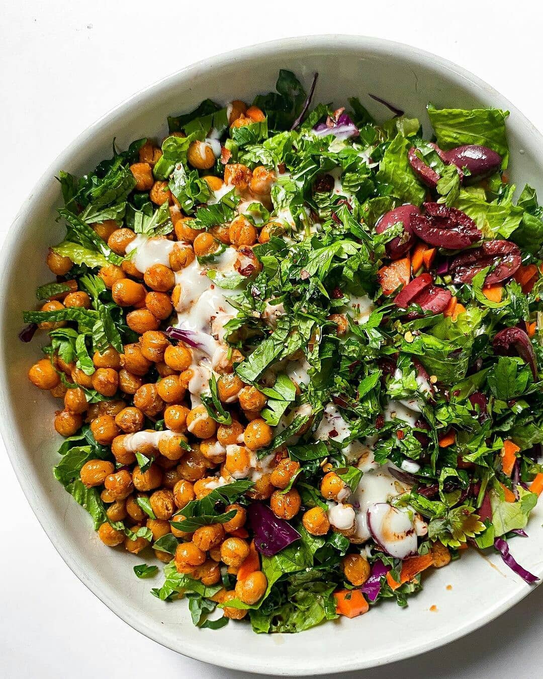 Chickpea Chop Chop Salad with Smoky Chickpeas